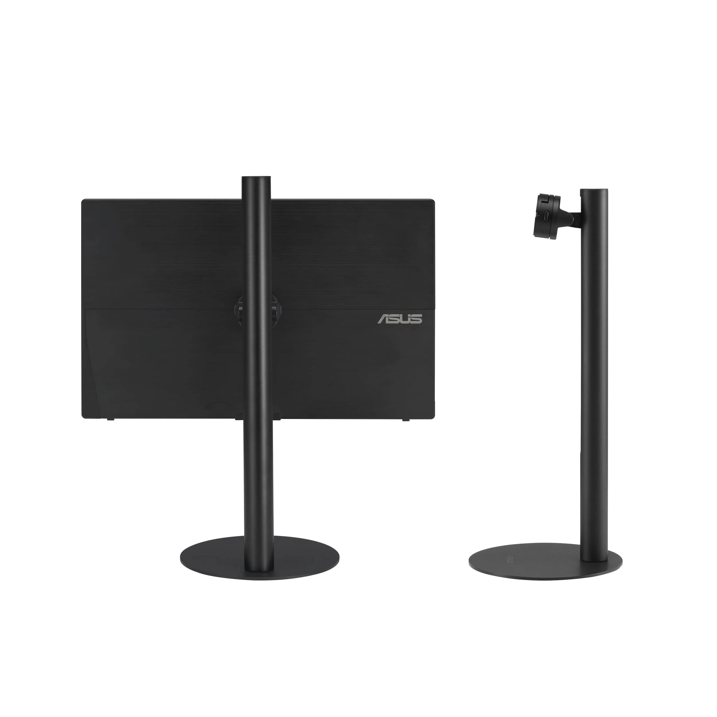 ASUS ZenScreen Stand MTS02D - Ergonomic Adjustable Stand for Portable Monitors, Titanium