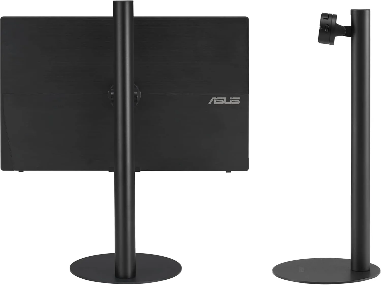 ASUS ZenScreen Stand MTS02D - Ergonomic Adjustable Stand for Portable Monitors, Titanium