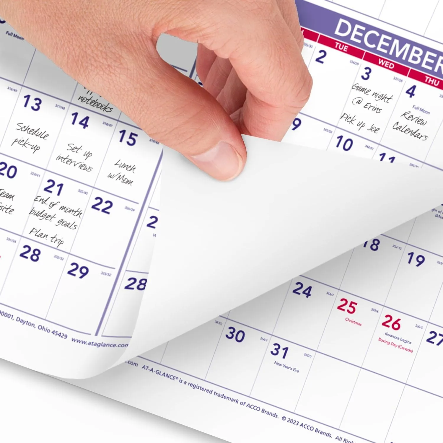 AT-A-GLANCE Yearly Wall Calendar, Extra Large, 24" x 36"