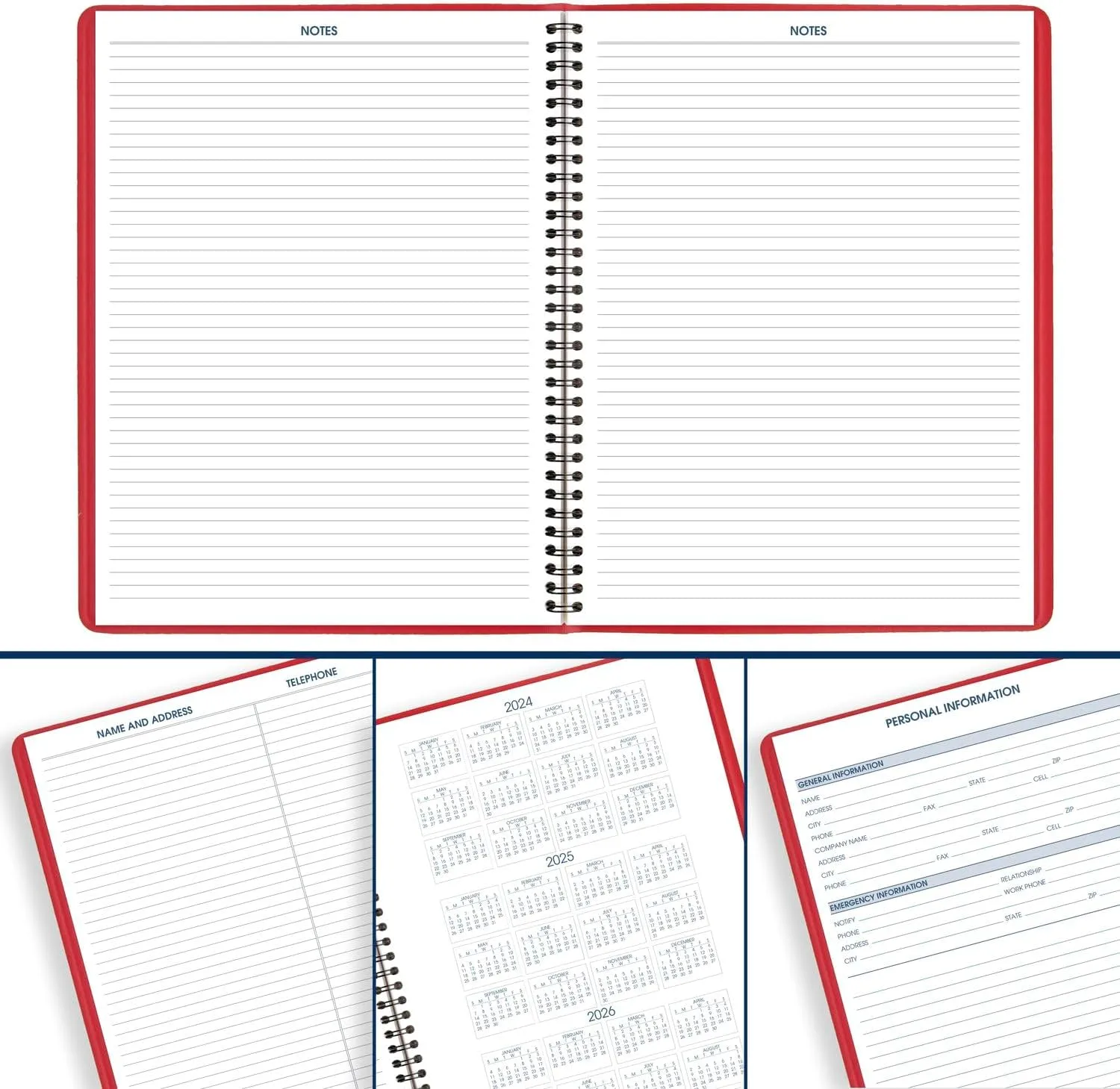AT-A-GLANCE Weekly Appointment Book Planner, Large 8-1/4 x 11, Quarter-Hourly