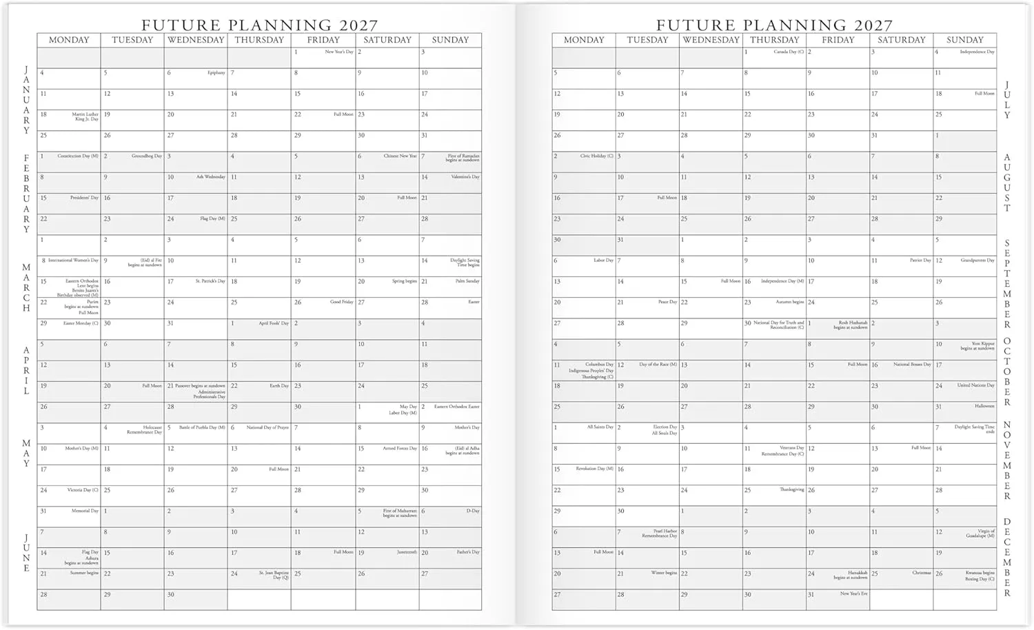 AT-A-GLANCE Executive Monthly Padfolio Refill for 70-290, 9" x 11"