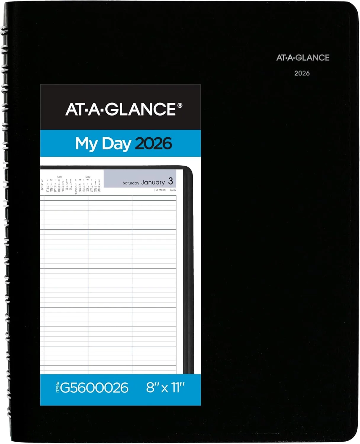 AT-A-GLANCE DayMinder Four Person Daily Appointment Book