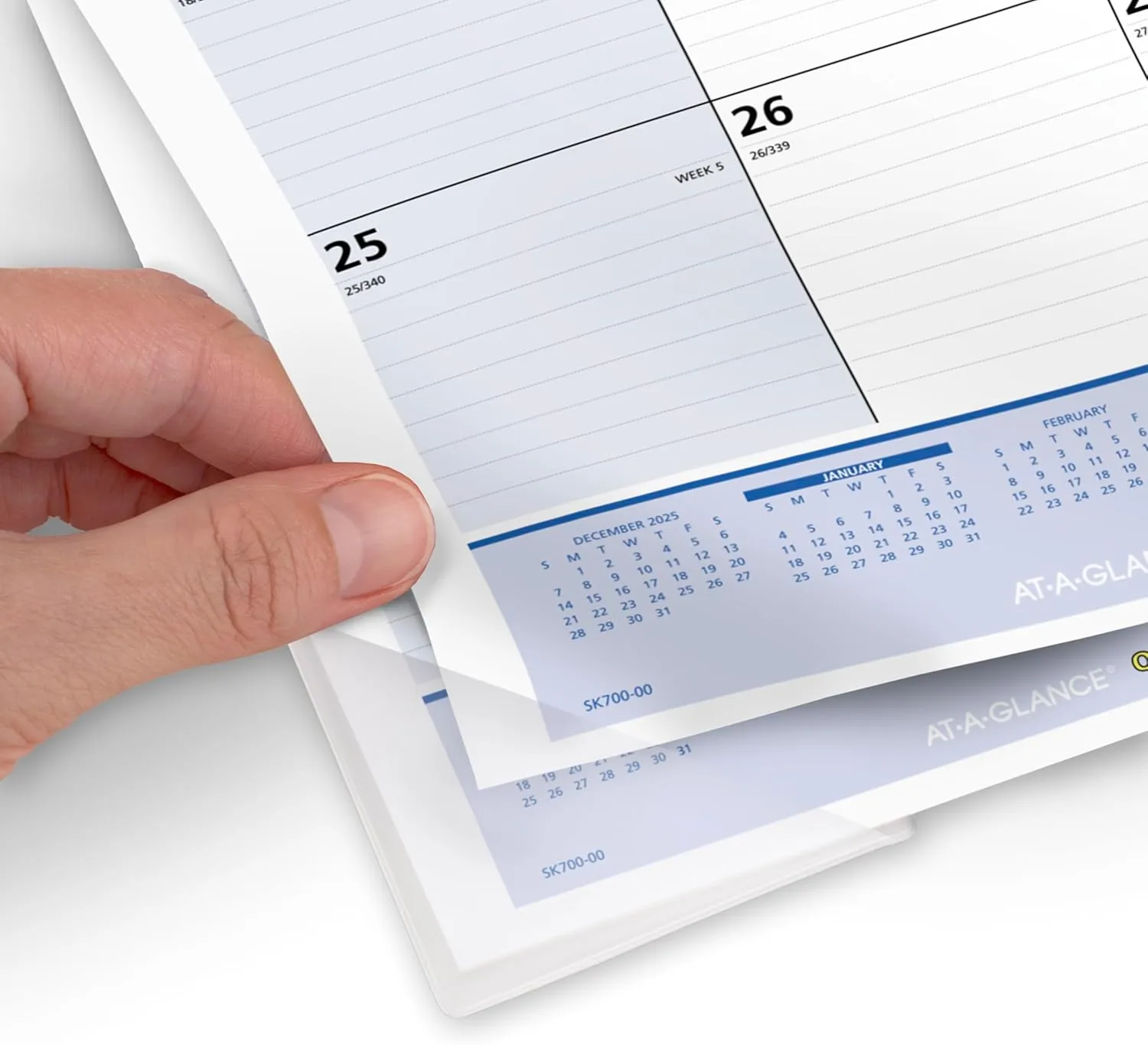 AT-A-GLANCE QuickNotes Monthly Desk Pad Calendar