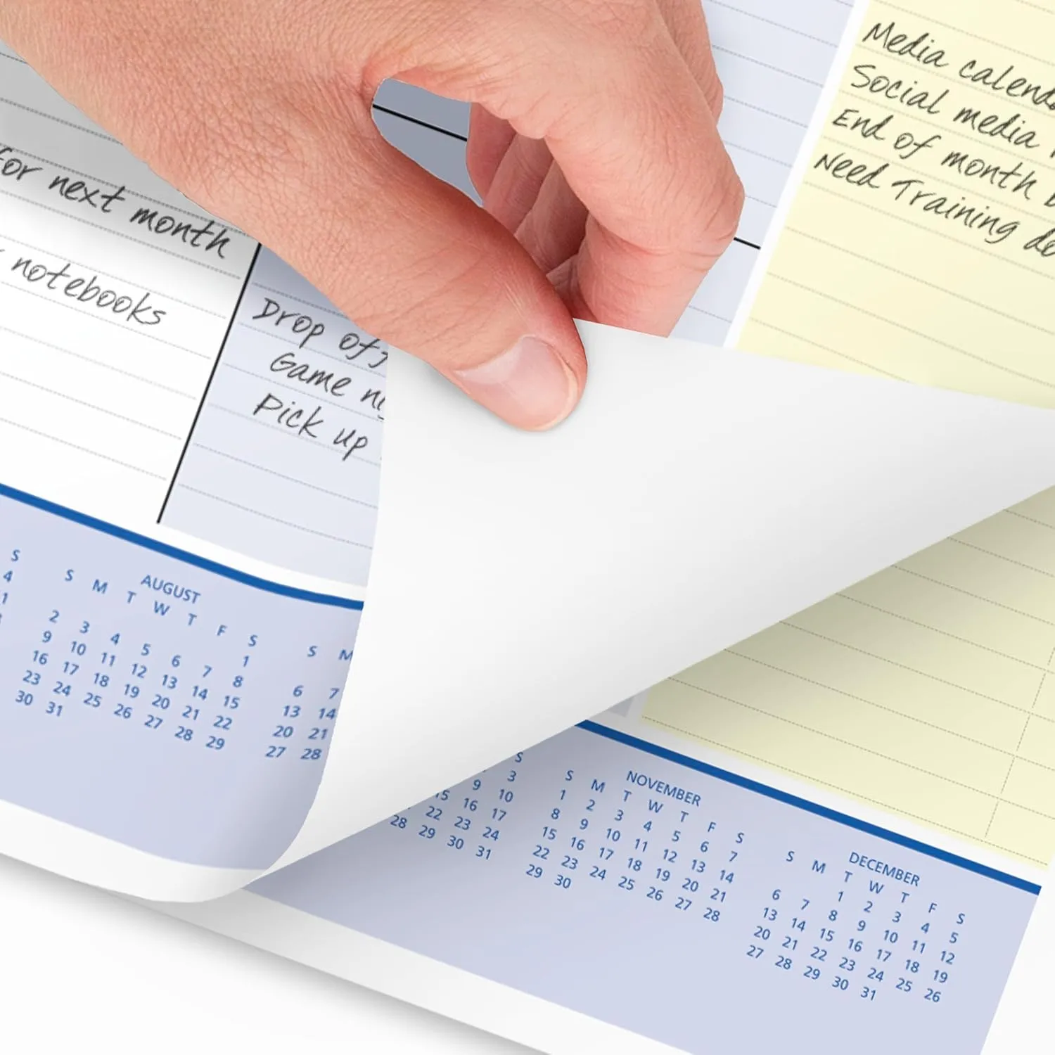 AT-A-GLANCE QuickNotes Monthly Desk Pad Calendar