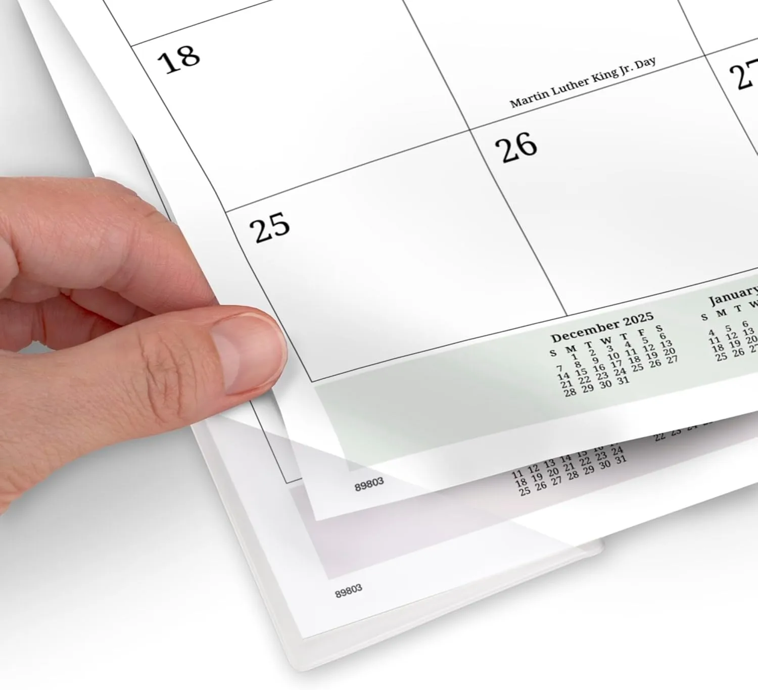 AT-A-GLANCE® 2026 Panoramic Seascape Monthly Desk Pad, Standard, 21 3/4" x 17"