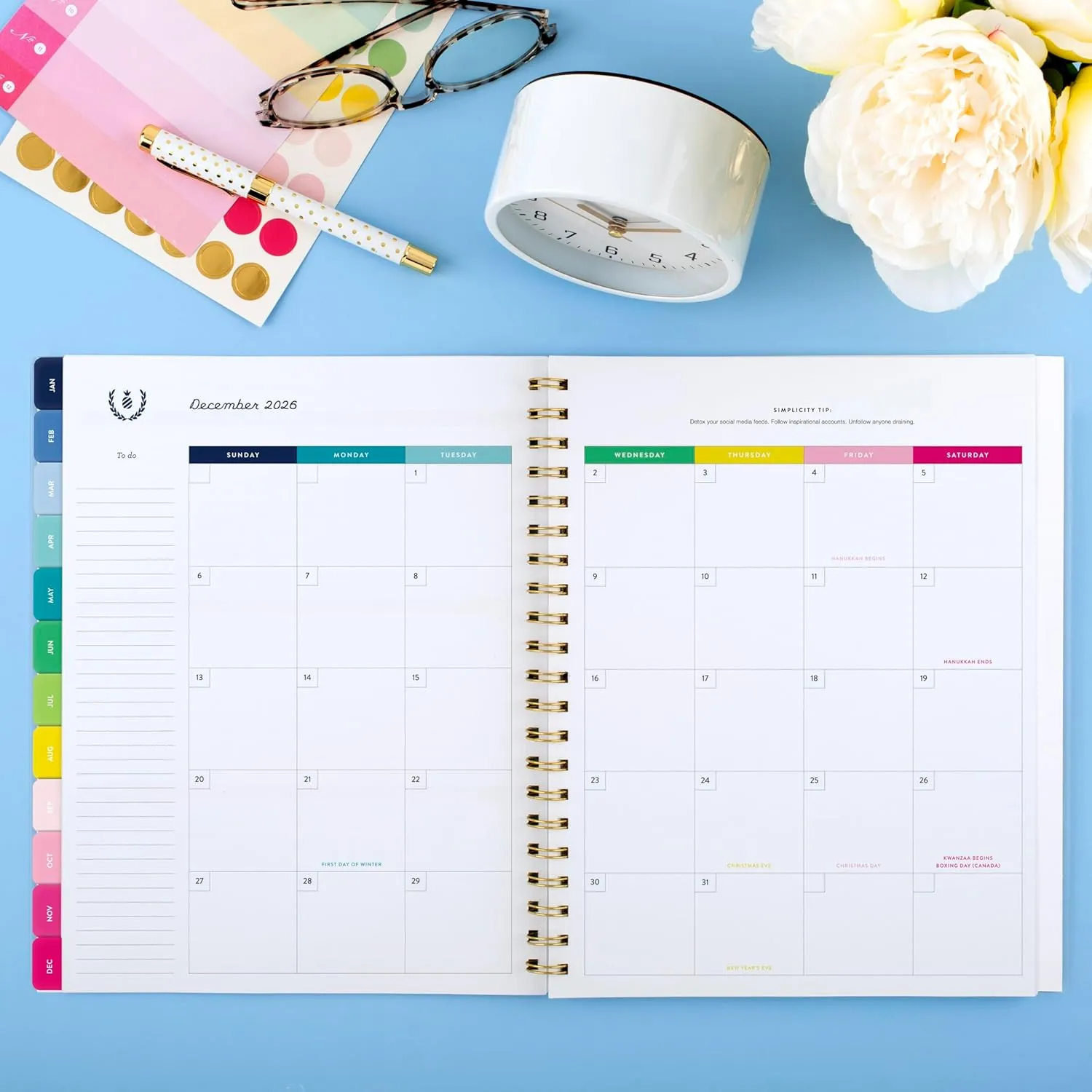AT-A-GLANCE Simplified by Emily Ley Weekly & Monthly Planner