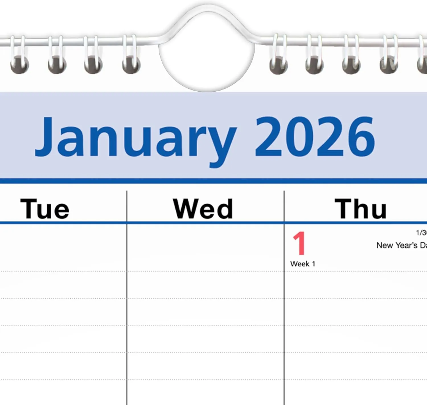 AT-A-GLANCE 2026 Wall Calendar, 12 x 17, Medium, QuickNotes (PM522826)