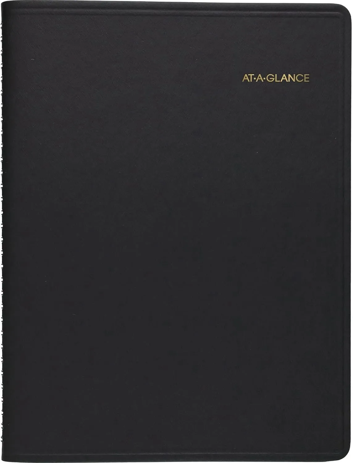 AT-A-GLANCE 4-Person Undated Daily Appointment Book, 8.5 x 11, Black Simulated Leather