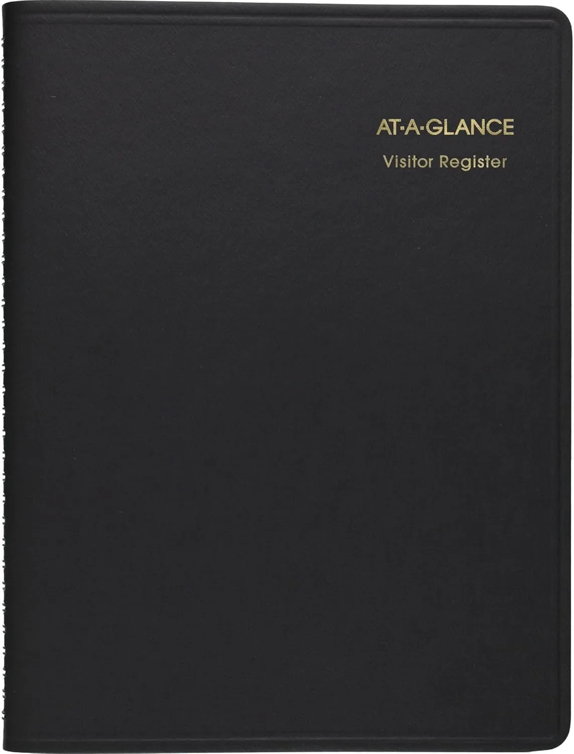 AT-A-GLANCE 8058005 Recycled Visitor Register Book, Black, 8 1/2 x 11