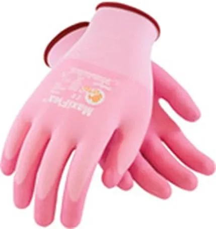 ATG Maxiflex Active 34-8264/L, 15G Pink Nylon/Elastane Shell, Pink Micro-Foam Nitrile Palm, Size Large