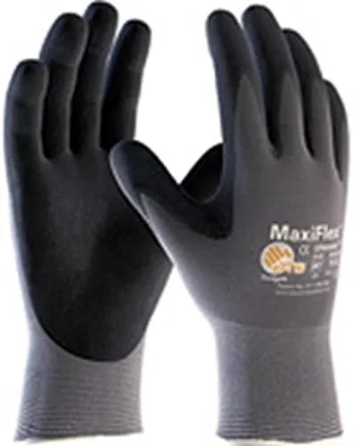 Work Gloves: ATG 34-874, Size 3X-Large, Micro-Foam Nitrile-Coated Nylon & Elastane, General Purpose
