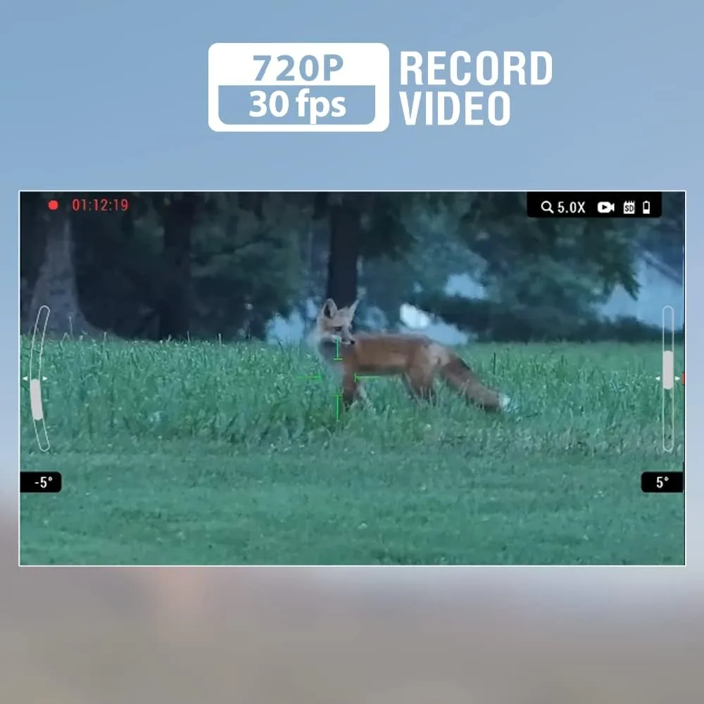 ATN X-Sight LTV Night Vision Scope - QHD+ Sensor, HD Display