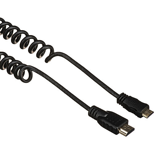 Atomos Coiled Mini-HDMI to HDMI Cable (19.7 to 25.6") Atomos Coiled Mini-HDMI to HDMI Cable (19.7 to 25.6")