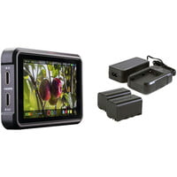 Atomos Ninja V 5" 4K HDMI Recording Monitor Kit with 2 L-Series Batteries, Charger and Power Adapter