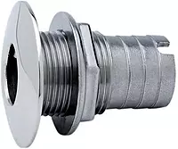 Attwood Stainless Steel Thru-Hull Short Straight Barbed