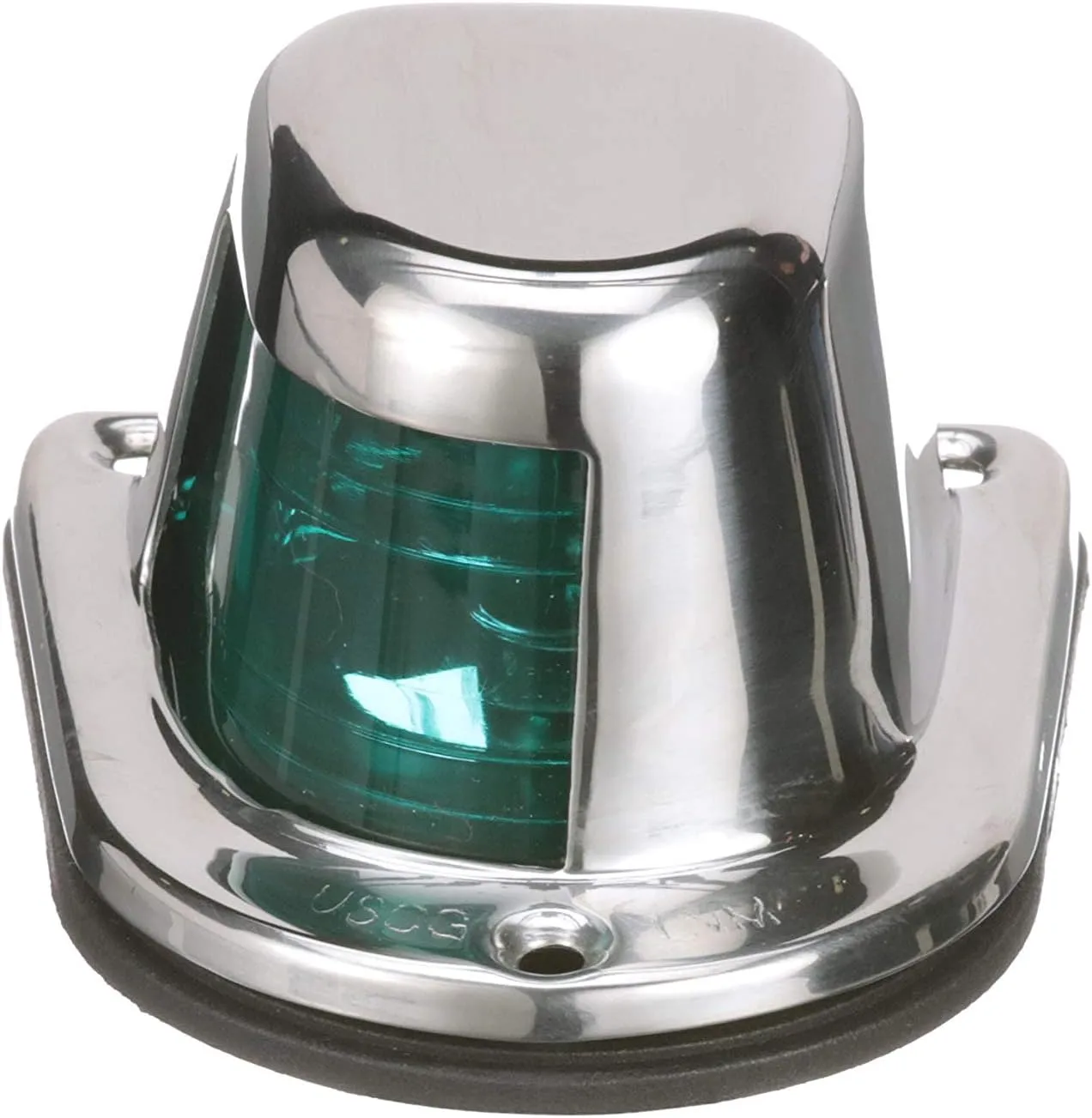 ATTWOOD 1-Mile Deck Mount Sidelight - 12V - Stainless Steel Housing