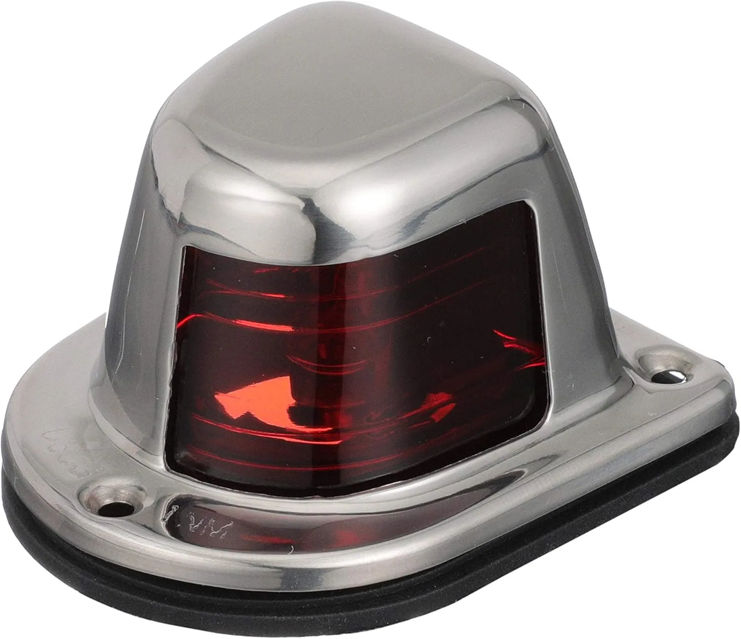 ATTWOOD 1-Mile Deck Mount Sidelight - 12V - Stainless Steel Housing