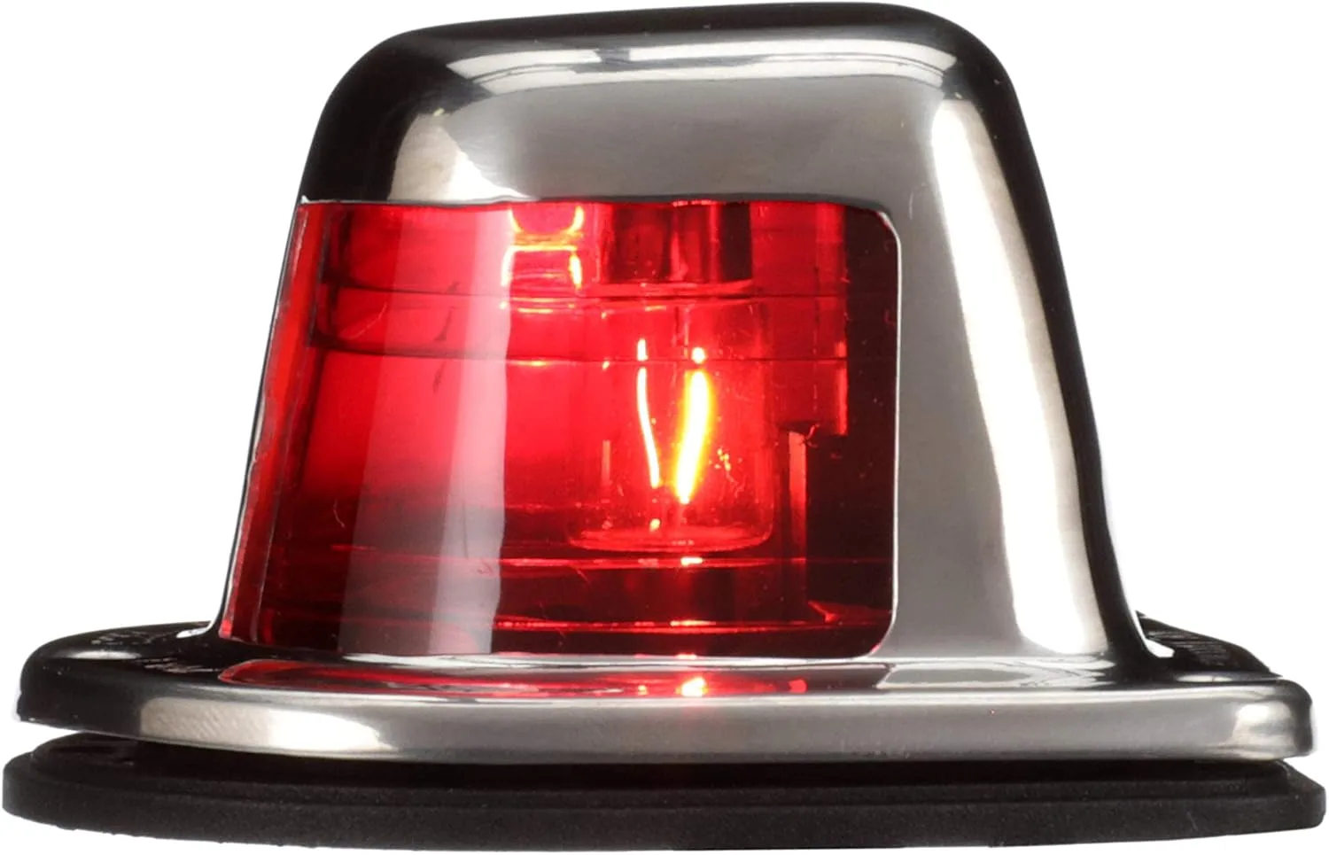 ATTWOOD 1-Mile Deck Mount Sidelight - 12V - Stainless Steel Housing