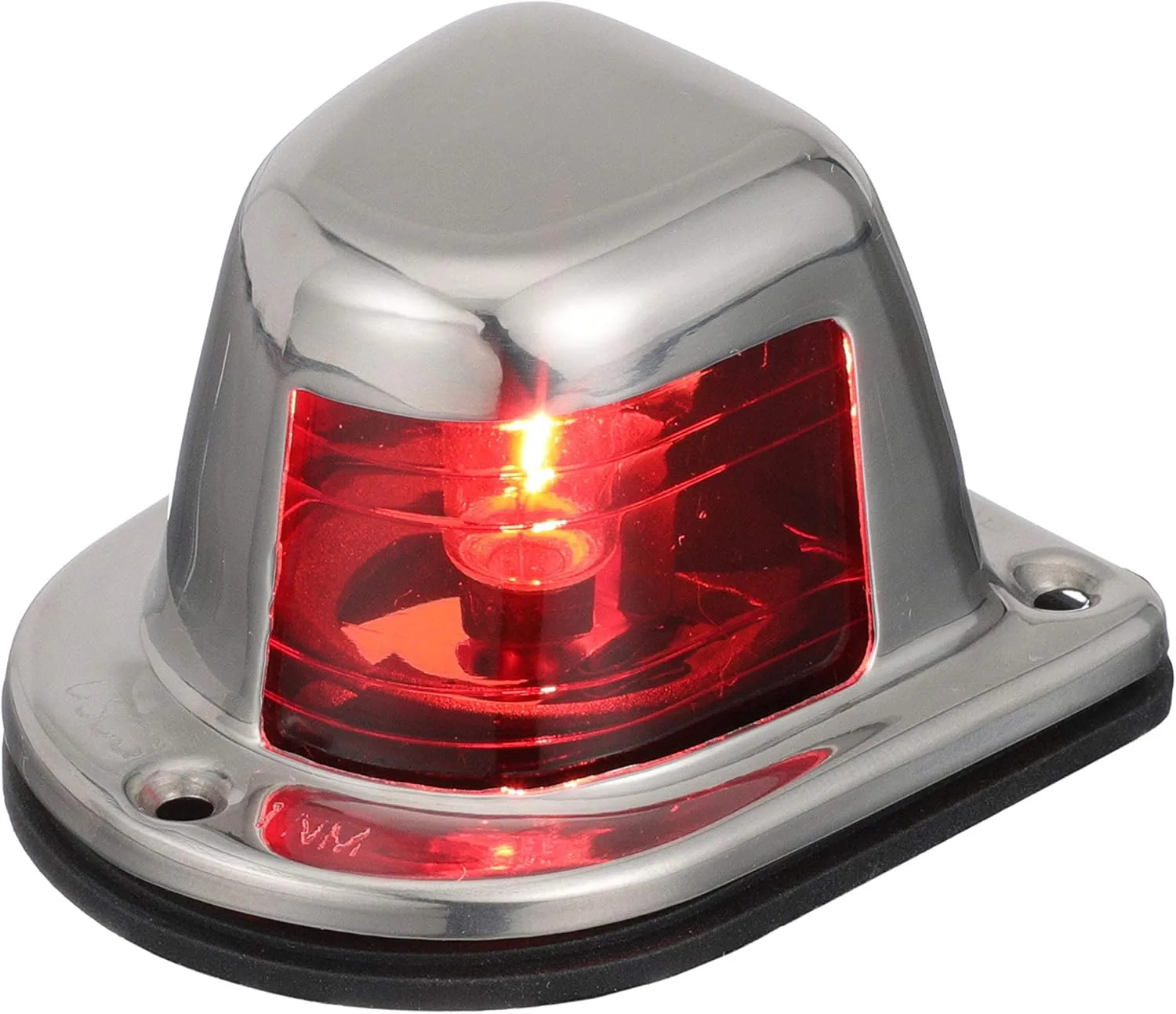 ATTWOOD 1-Mile Deck Mount Sidelight - 12V - Stainless Steel Housing
