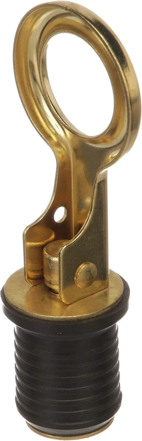 Attwood 7524A7 Snap-Handle Drain Plug, 1" Diameter