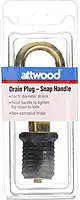 Attwood 7524A7 Snap-Handle Drain Plug, 1" Diameter