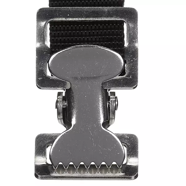 Attwood 11526-3 Fuel Tank Strap Set, for 3-6-Gallon Tanks, 1-Inch-Wide White Nylon Strap with Snap and Buckle, 48 Inches Long