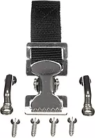 Attwood 11526-3 Fuel Tank Strap Set, for 3-6-Gallon Tanks, 1-Inch-Wide White Nylon Strap with Snap and Buckle, 48 Inches Long