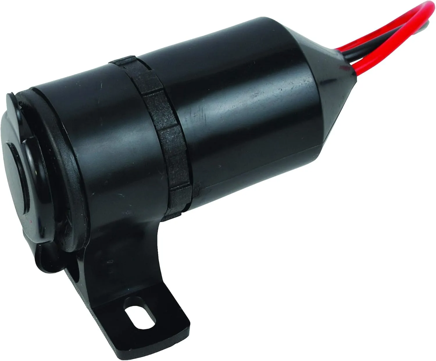 Attwood 11862-6 Universal 12V Cigarette Lighter Adapter Socket Outlet for Marine/RV with Mounting Kit, Black