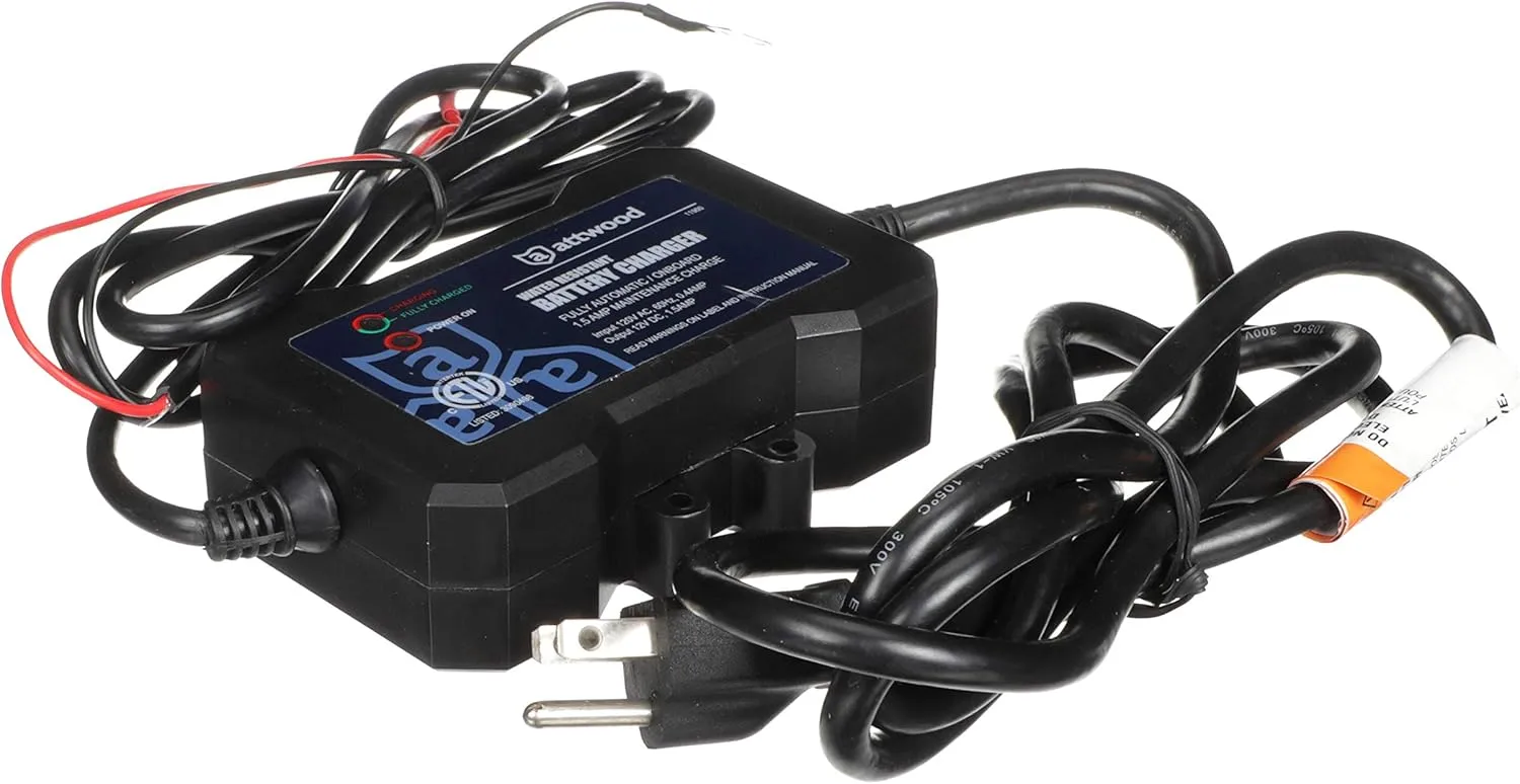 Attwood 11900-4 Battery Charger black ,1.5 AMP