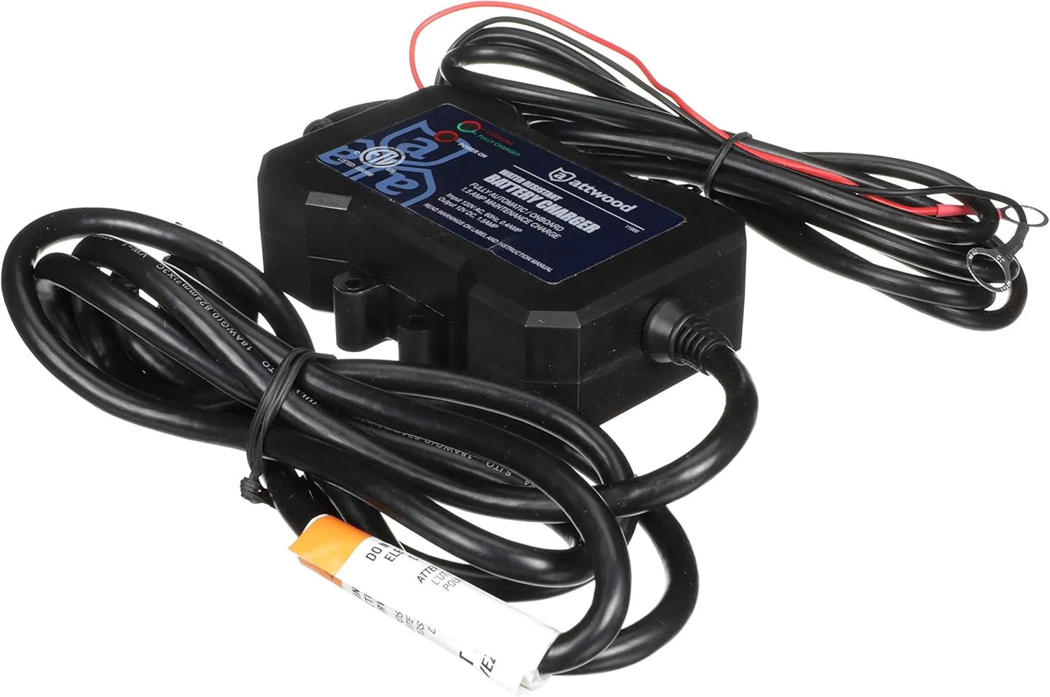 Attwood 11900-4 Battery Charger black ,1.5 AMP