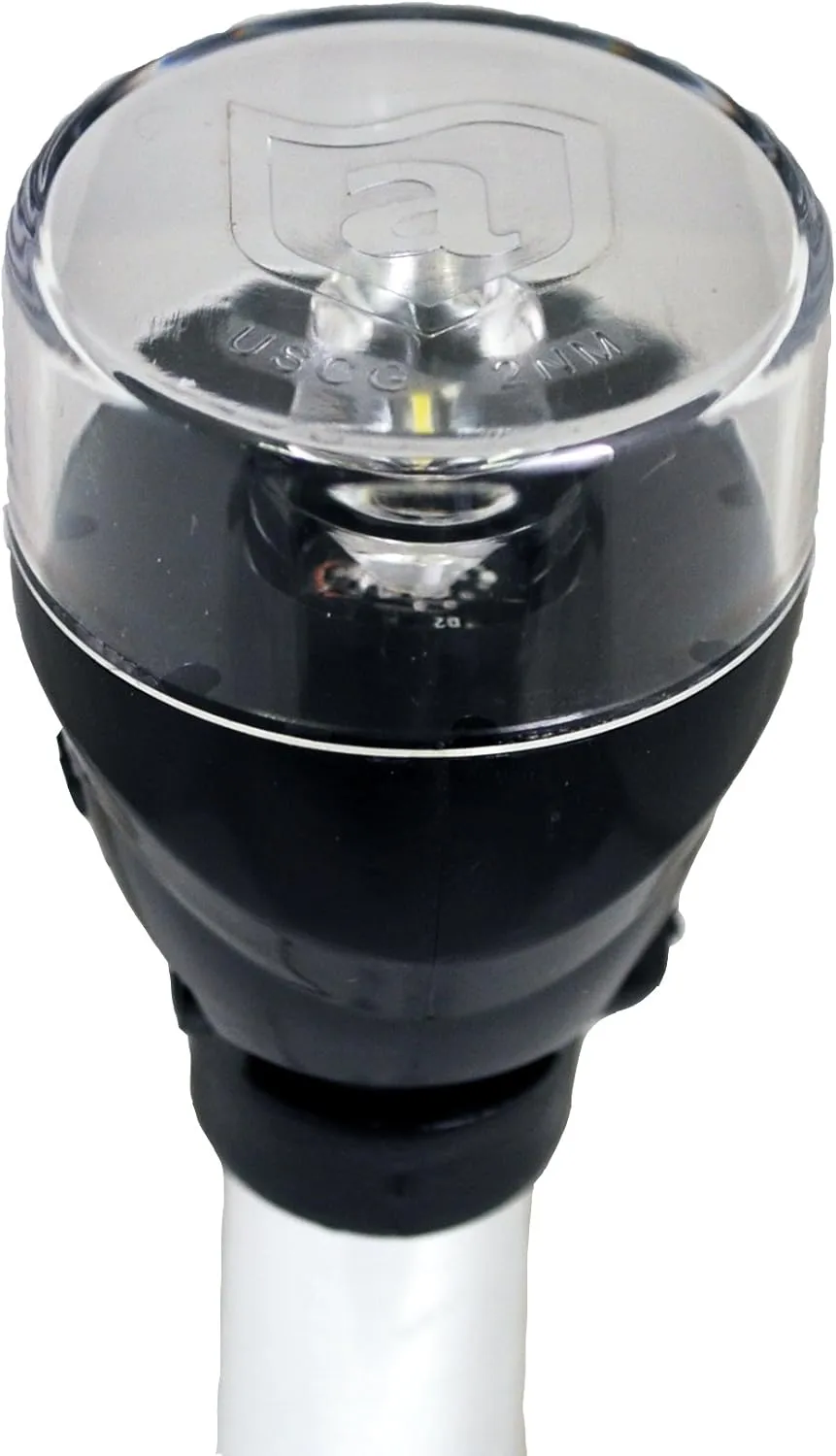 Attwood Folding All-Round LED Pole Light 12" 5557-P12A7 Folding All-Round LED Pole Light 12", Silver