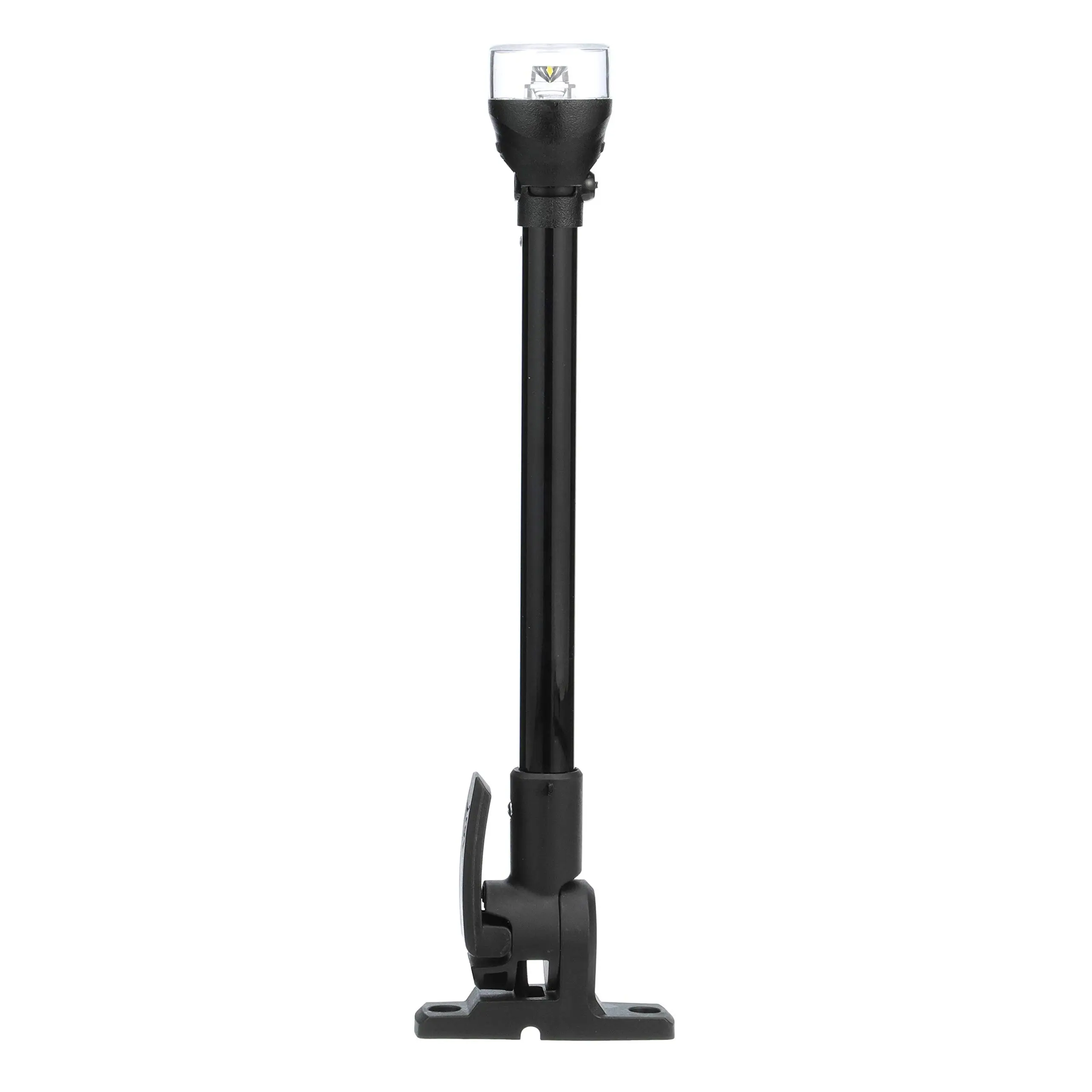 Attwood 5558-P12A7 All-Round LED Fold Down Navigation Light Black Base, 12-Inch