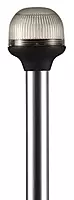 Attwood 5350-PA12-7 Folding All-Round 12-Inch Marine Boat Incandescent Pole Light, Silver, One Size