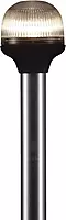 Attwood 5350-PA12-7 Folding All-Round 12-Inch Marine Boat Incandescent Pole Light, Silver, One Size