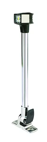 attwood 7812-S-7 Lightarmor Folding 12-Inch LED 3 Nautical Mile Masthead/Anchor Light, Silver