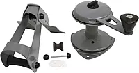 Attwood 13710-4 Anchor Lift System, Lifts and Drops Anchor, Heavy-Gauge Steel, Self-Lubricating Nylon Wheels