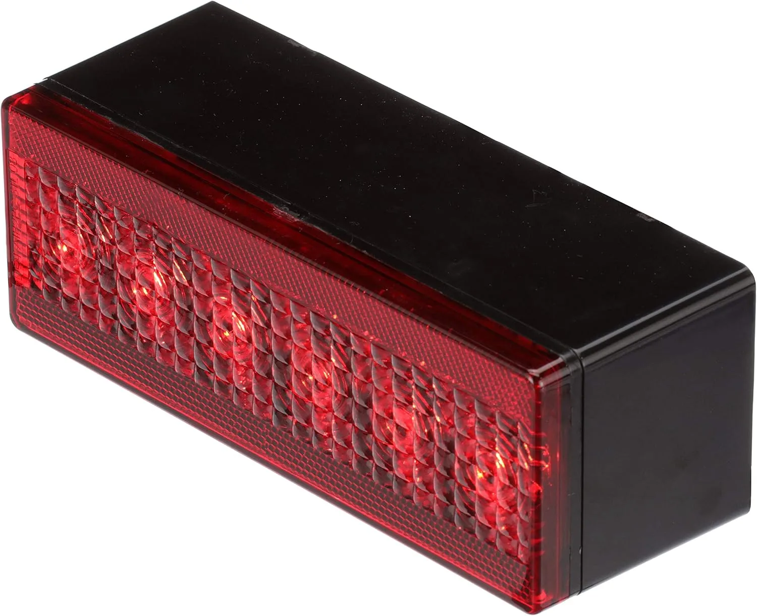 Attwood 14064-7 LED Low-Profile Trailer Light Kit — 2 Stop/Tail/Turn Submersible LED Lights, License Plate Bracket