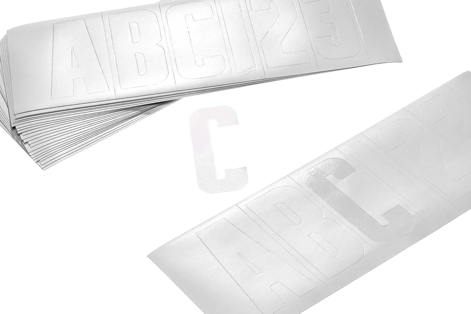 ATTWOOD 148-Piece Waterproof 3" Vinyl Boating Letter & Number Kit