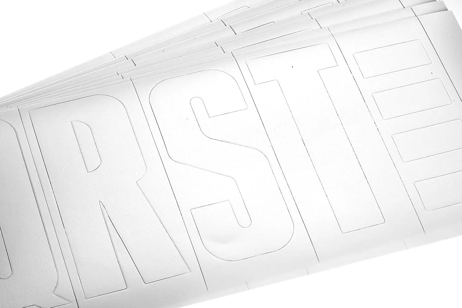 ATTWOOD 148-Piece Waterproof 3" Vinyl Boating Letter & Number Kit