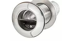 Attwood 66553-3 Boat Self-Bailing Cockpit Barbed Stainless Steel 1 ½-Inch Scupper Valve One Size