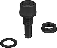 Attwood 1607-3 Polypropylene Fuel Vent, Black One Size