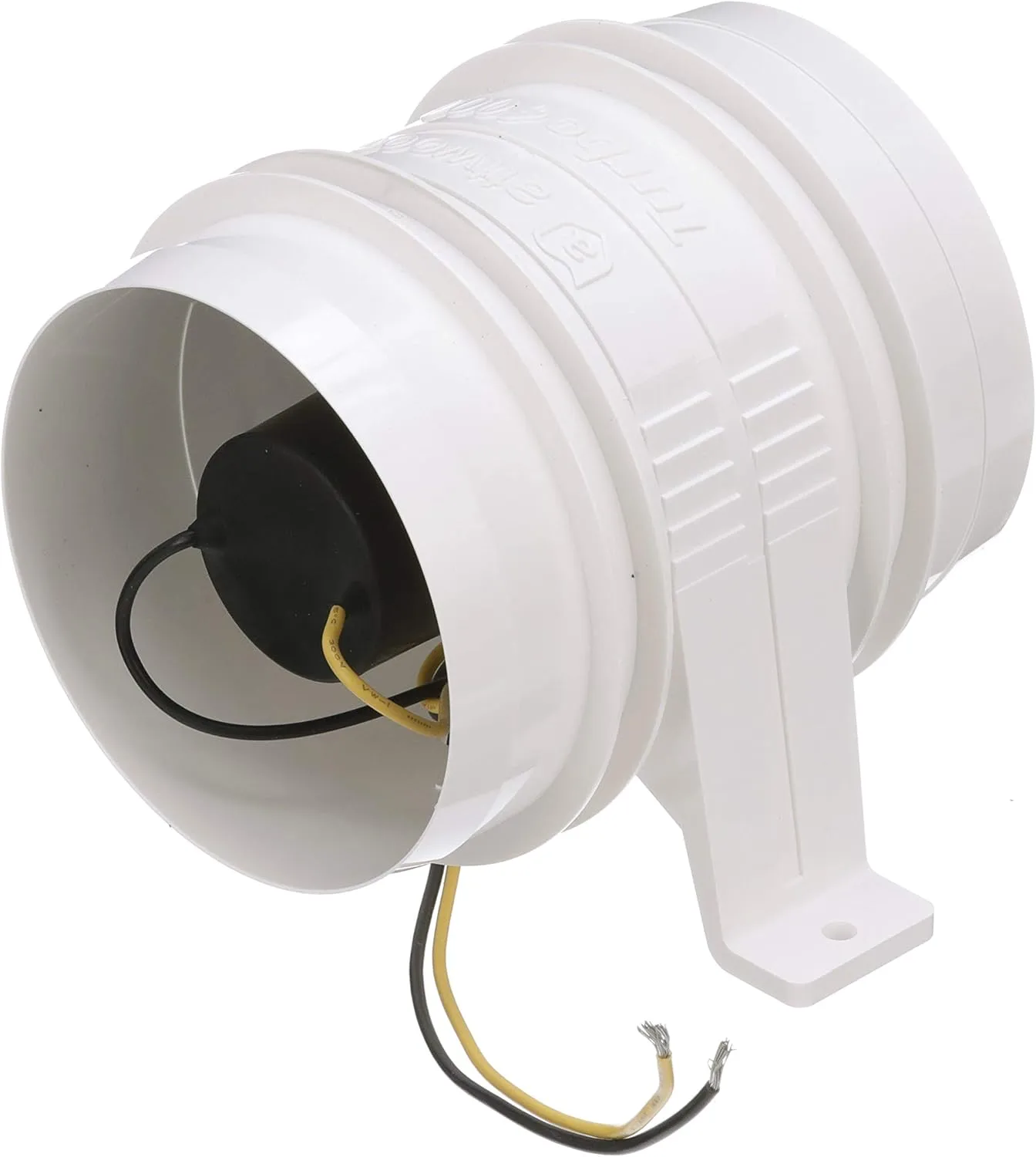 Attwood 1749-4 Turbo 4000 Series II In-Line Blower, For 4-Inch Interior Diameter Vent Hose, Water Resistant