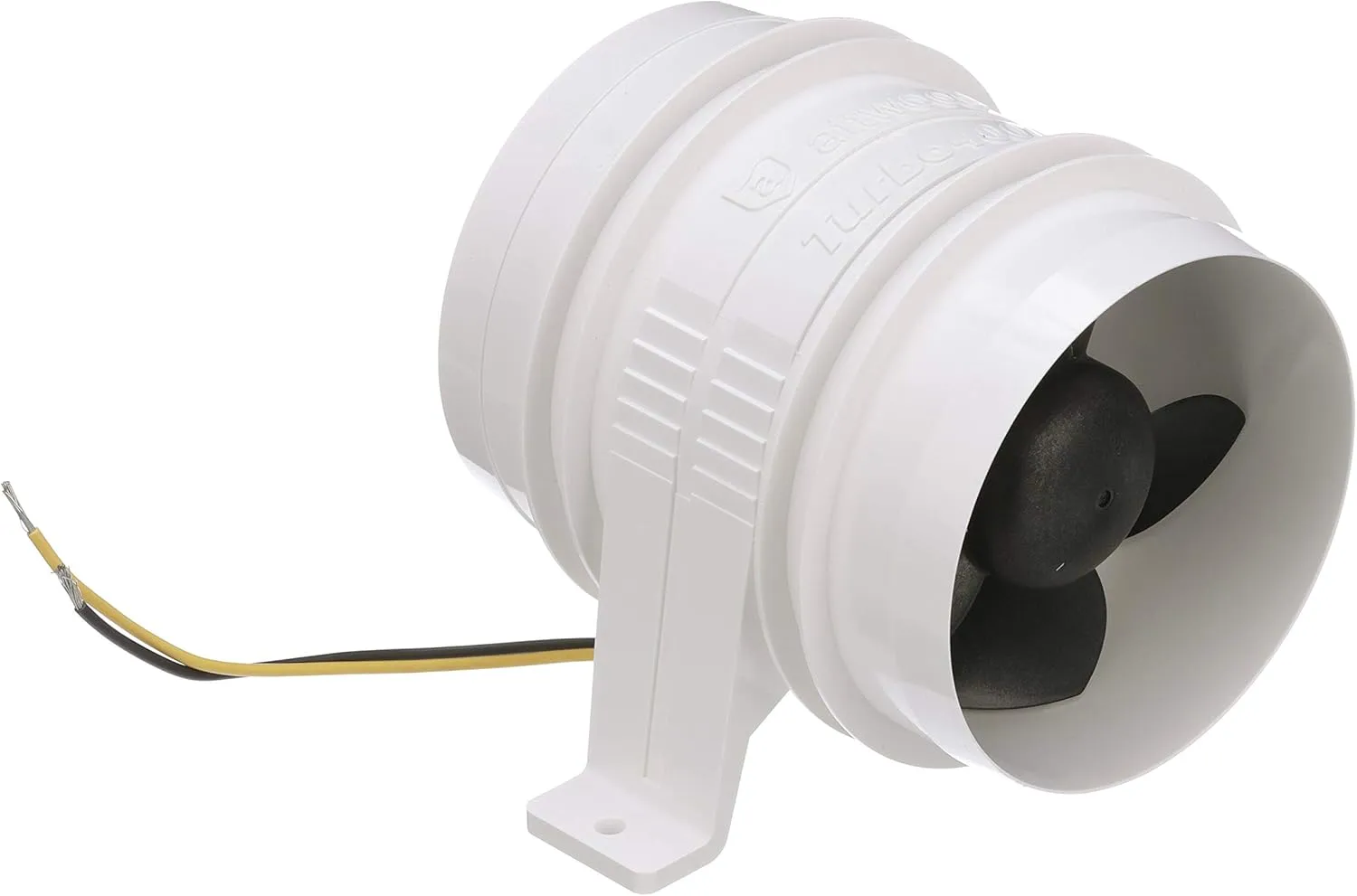 Attwood 1749-4 Turbo 4000 Series II In-Line Blower, For 4-Inch Interior Diameter Vent Hose, Water Resistant