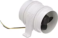 Attwood 1749-4 Turbo 4000 Series II In-Line Blower, For 4-Inch Interior Diameter Vent Hose, Water Resistant