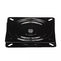 ATTWOOD Swivl-Eze 360° Ball-Bearing Boat Seat Swivel, Black Powder-Coated