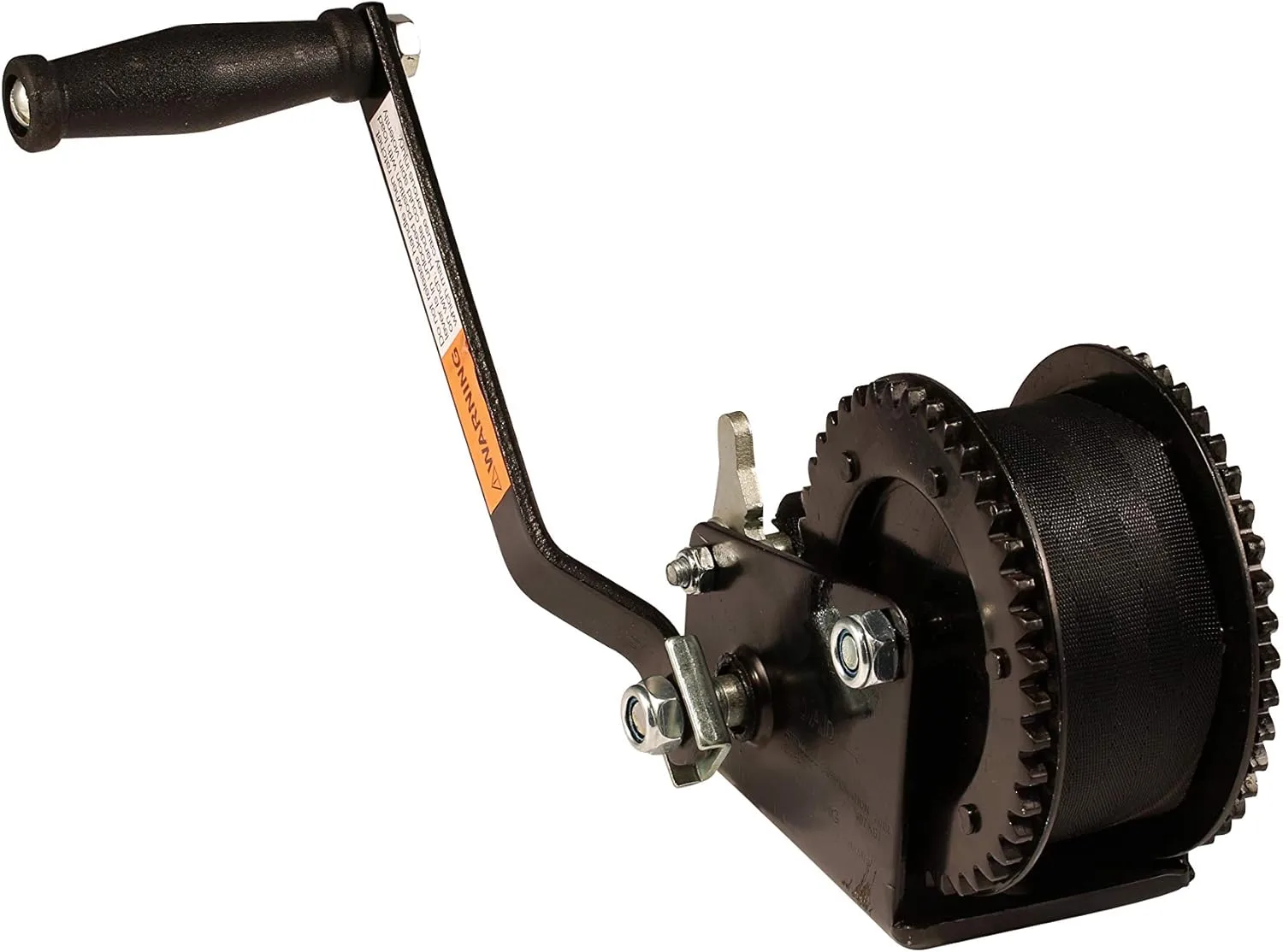ATTWOOD Manual Boat Trailer Winch with 2" x 20' Nylon Strap