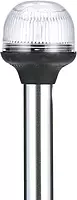 Attwood 5350-PA20-7 All-Round Incandescent Fold Down Navigation Light, Horizontal Mount, Black Base, 20-Inch