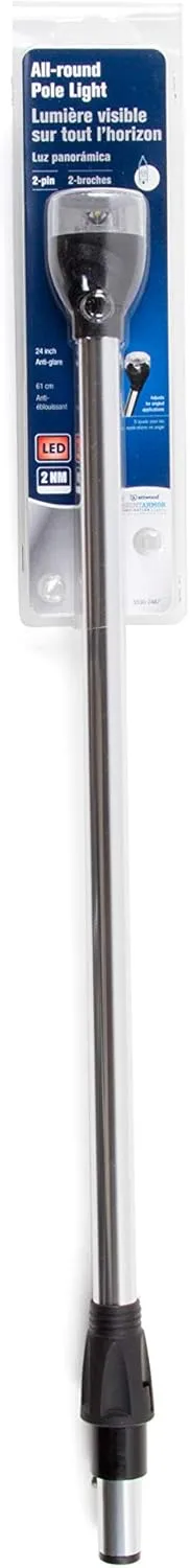 attwood 5530-24A7 All-Round 24-Inch Marine Boat LED Pole Light