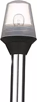 ATTWOOD Traditional Style Frosted Globe All-Round Navigation Light with 2-Pin Locking Collar Pole