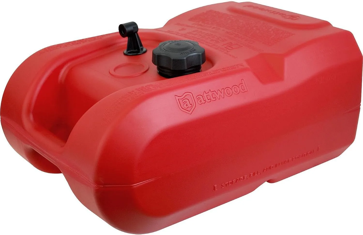 ATTWOOD 8803LP2 EPA and CARB Certified 3-Gallon Portable Marine Fuel Tank